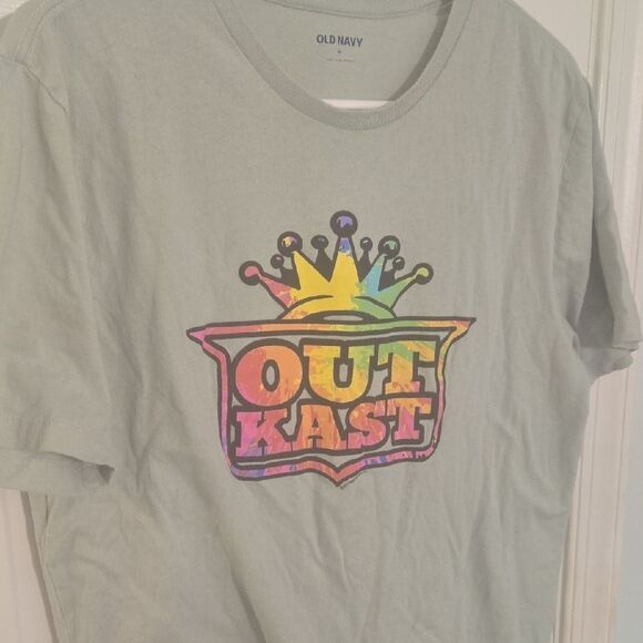 Old Navy Green and Yellow Short Sleeve Tee - Picture 4 of 6